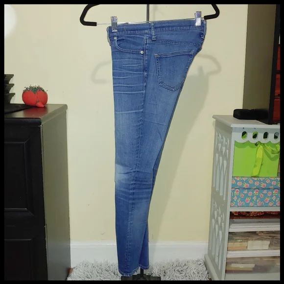 Madewell High Riser Skinny Blue Jeans 27 - Picture 3 of 7
